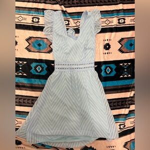 SHEIN Light Blue Fabric